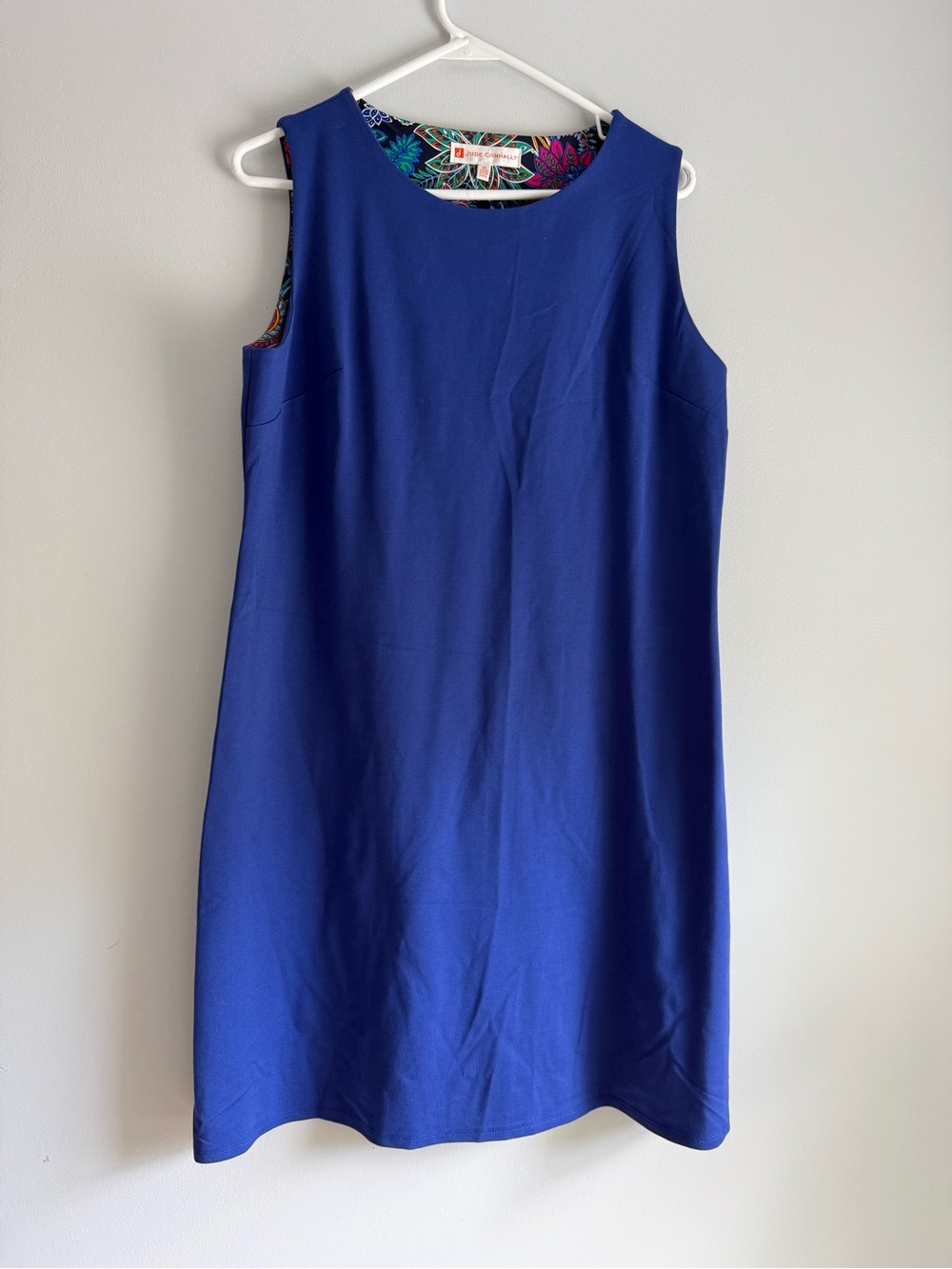 Jude Connally Royal Blue Sleeveless Shift Dress